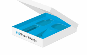 Grafischer Karton Farbig