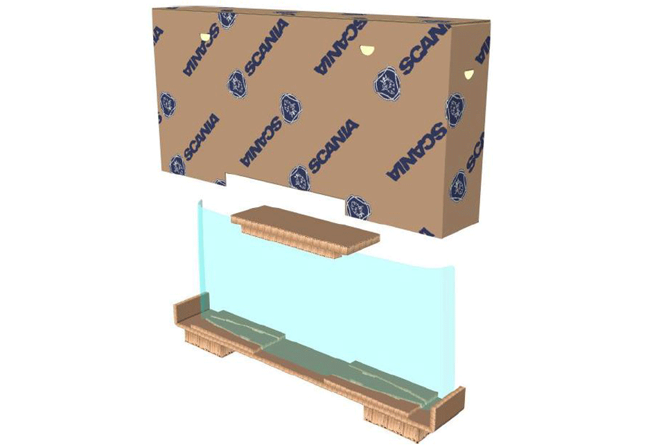 Smurfit Kappa und Scania entwickeln gemeinsam eine nachhaltige und optimierte Verpackungslösung