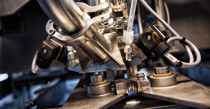 Détails d'une machine industrielle