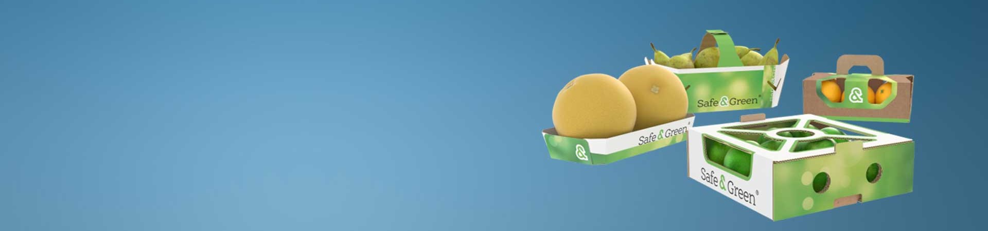 Packaging en carton ondulé Safe&Green pour fruits alourdissants