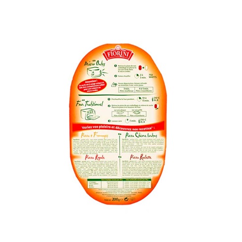 Plaque de carton ondulé pour plats précuisinés