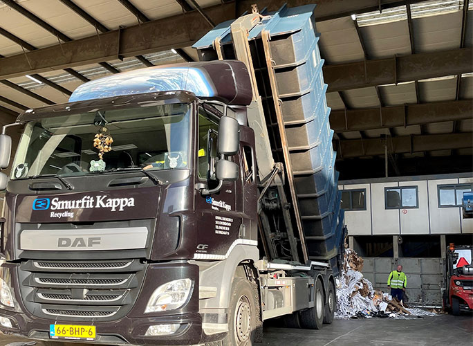 Papier inzameling Antwerpen Smurfit Kappa Merksem 