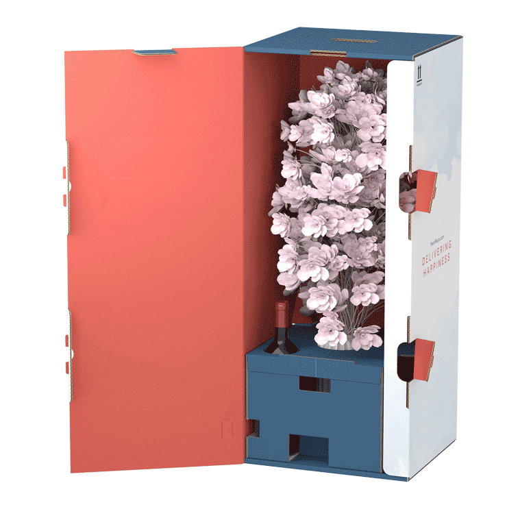 Bloemen verpakking, cadeauverpakking voor bloemen