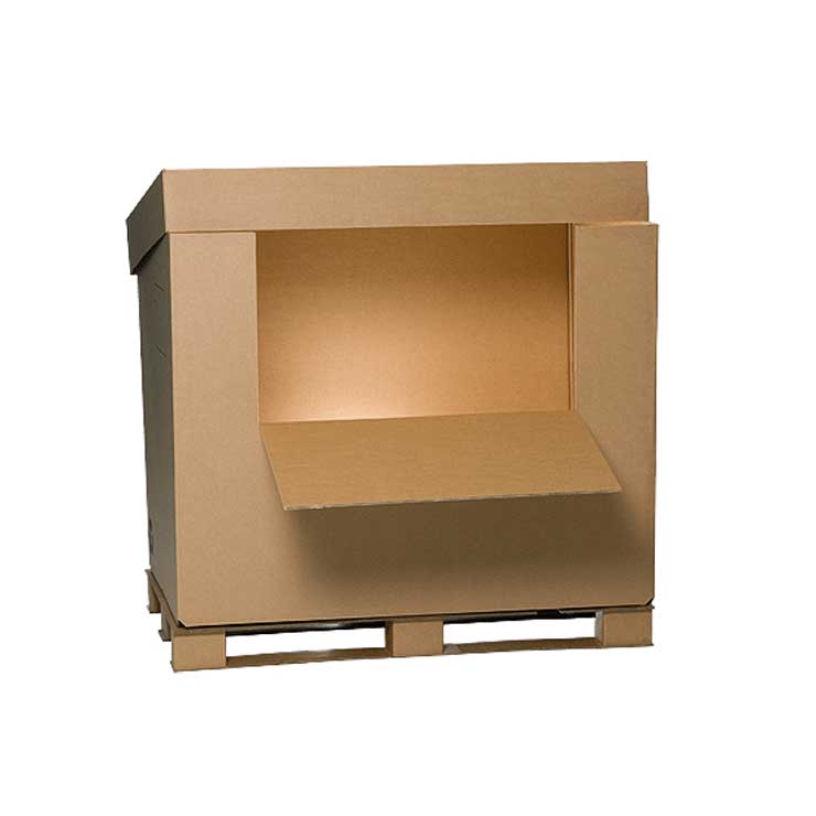 Palletverpakkingen, golfkarton, kartonnen Palletverpakkingen