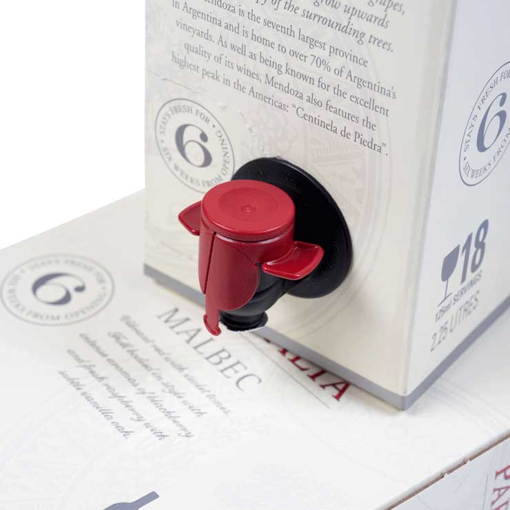 Embalagem Bag-in-Box, Bebidas