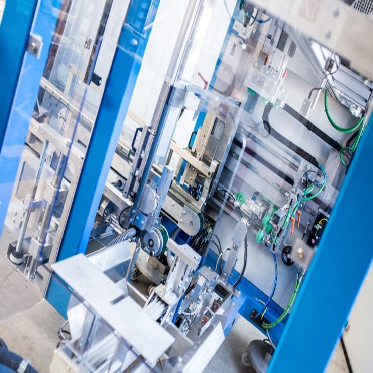 Kartonaufrichter Verpackungsmaschine Detail 3