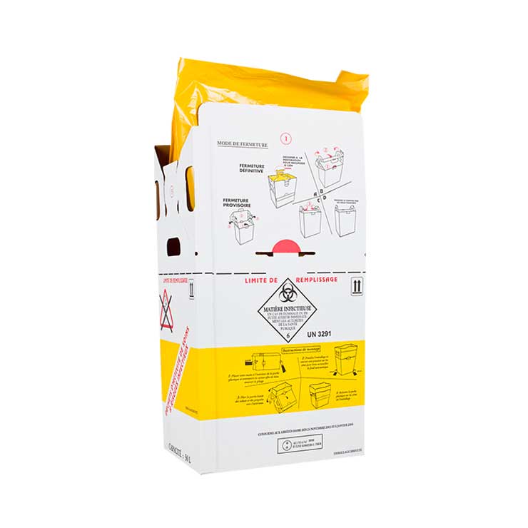 Verpackungen für infektiöse Abfälle