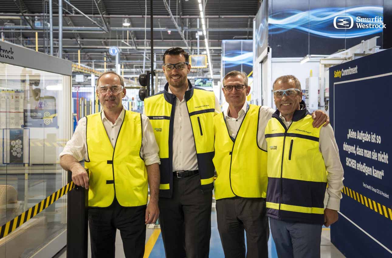Bayrischer Staatsminister Hubert Aiwanger besucht Smurfit Westrock in Plattling – Ein starkes Zeichen für die regionale Bedeutung der Werke der Region Süd