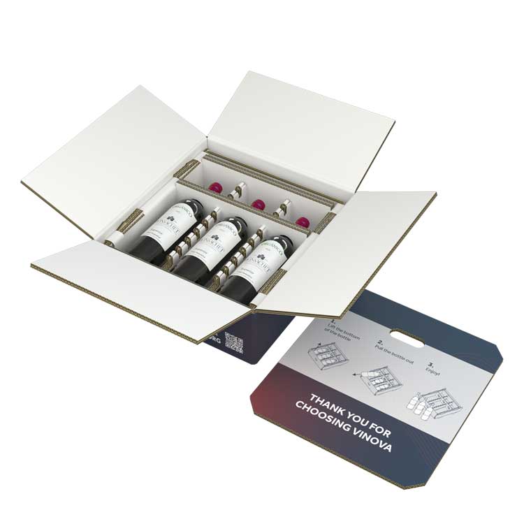 Empaque de botellas múltiples, Empaque de botellas múltiples, Cajas de botellas múltiples