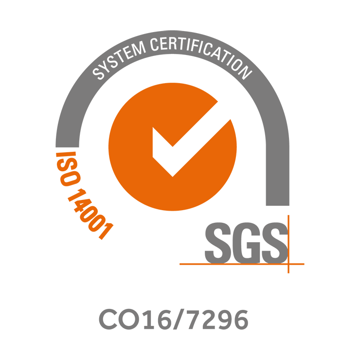 Certificación ISO 14001 SGS CO 167296
