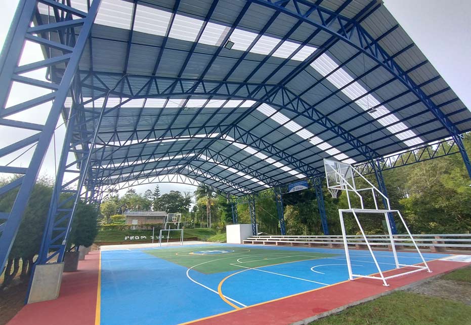 Polideportivo en el Instituto Técnico Agropecuario y Forestal de Cajibío