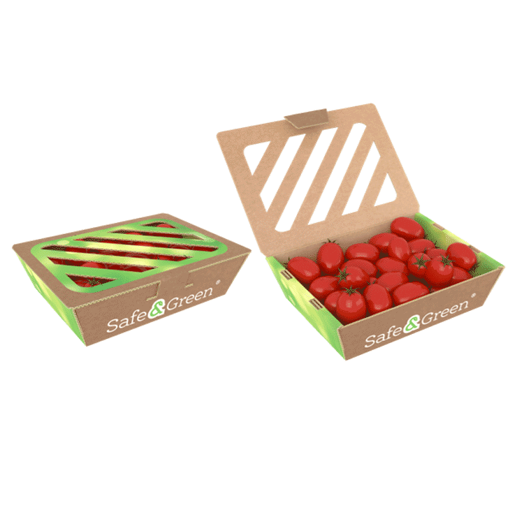 Wiederverschließbare Körbchen Tomaten