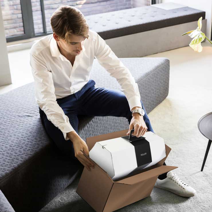 Rollor ecommerce emballage til tøj