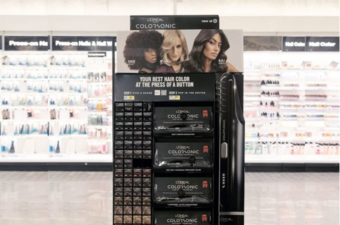 Se, hvordan vi udviklede et komplet POS-display til lanceringen L’Oréal Colorsonic.