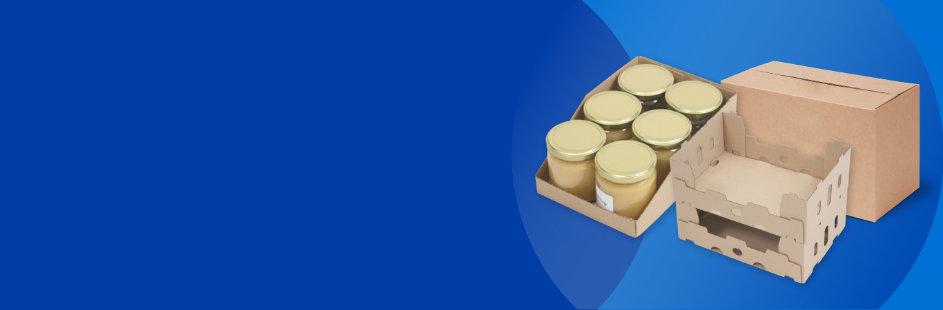 Cajas de cartón para productos, frutas y verduras