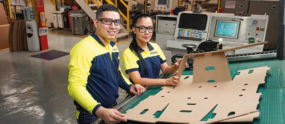 Trabajadores de las oficinas de Smurfit Kappa