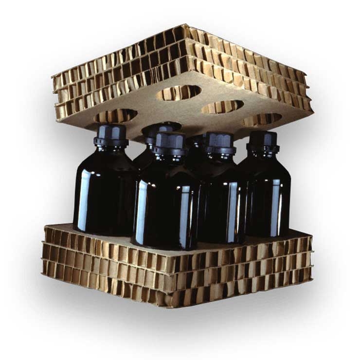 Empaque hexacomb, empaque panal de abejas  