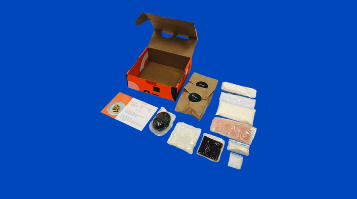 Embalaje para kits de comida, Embalajes para entrega de alimentos, Embalajes para eCommerce