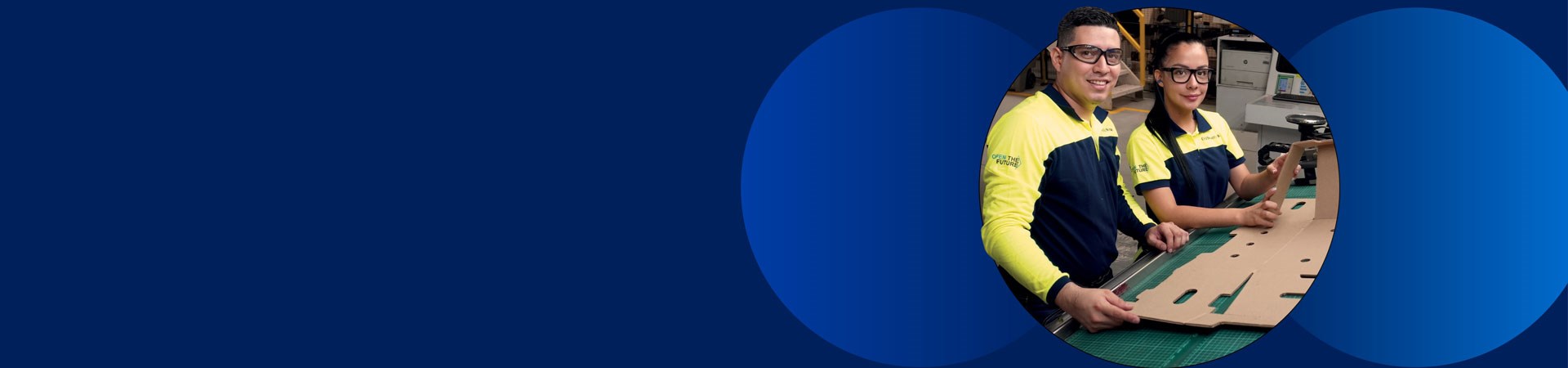 Empleados en la fábrica