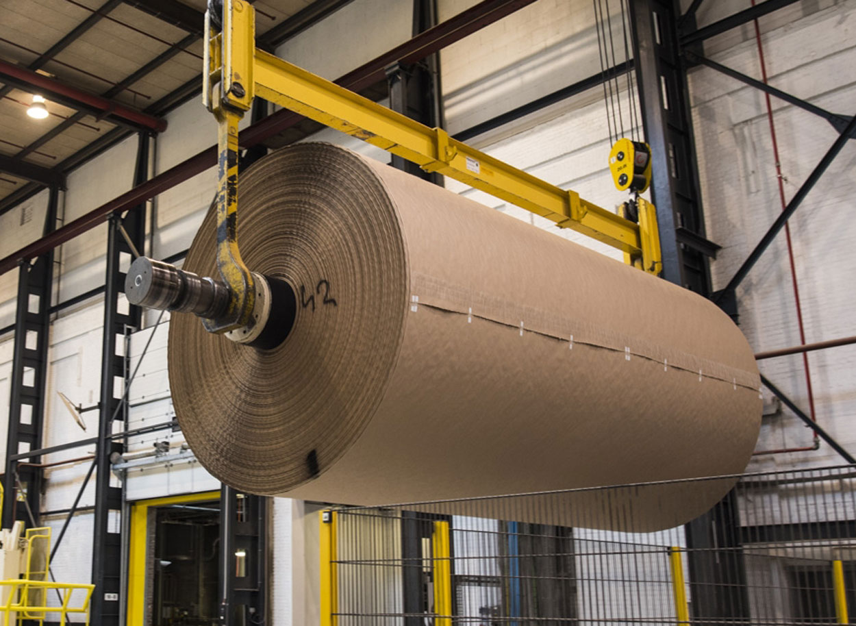 Embalaje en cartón ondulado, flutings