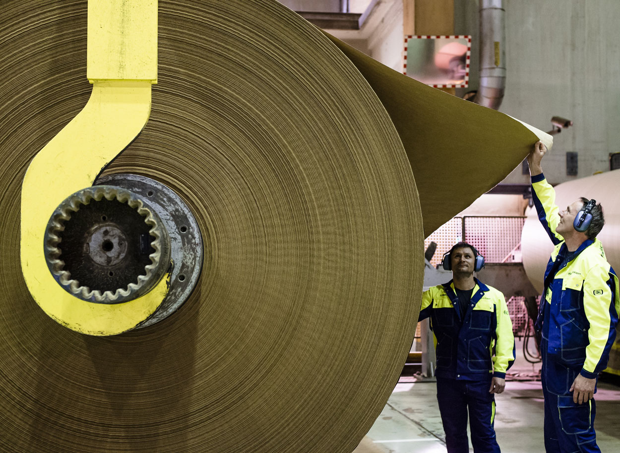 Embalaje en cartón ondulado, testliners