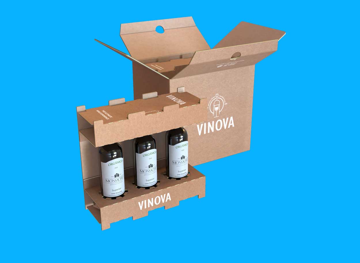 Embalaje para múltiples botellas 