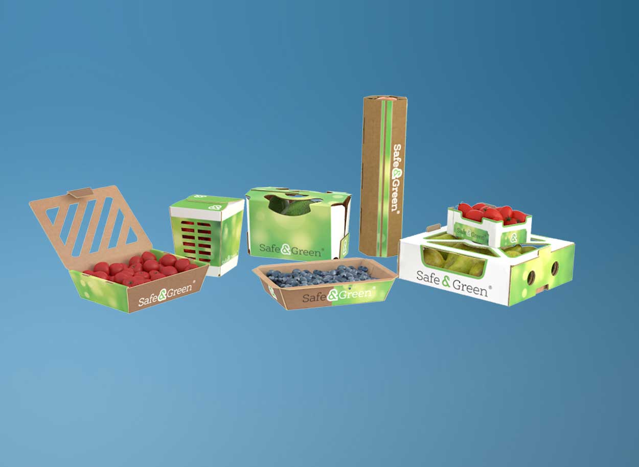 Cardboard punnets, corrugated punnets, fruit and vegetable punnets