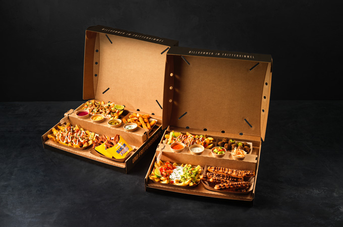 How we helped Germany-based street food restaurant Frittenwerk develop a sustainable, bike-friendly delivery box in just six weeks—keeping meals hot, crispy and secure.