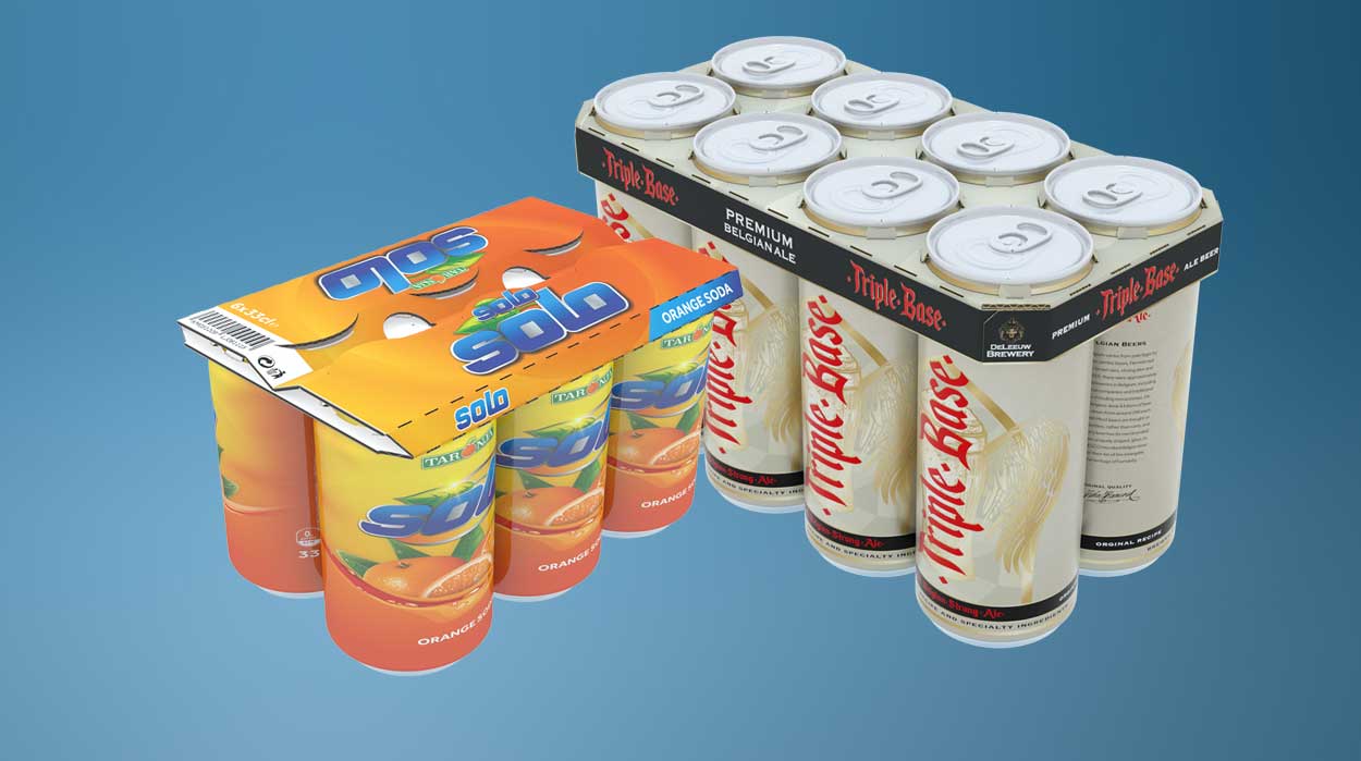 Confezione multipack per lattine, imballaggio per bevande
