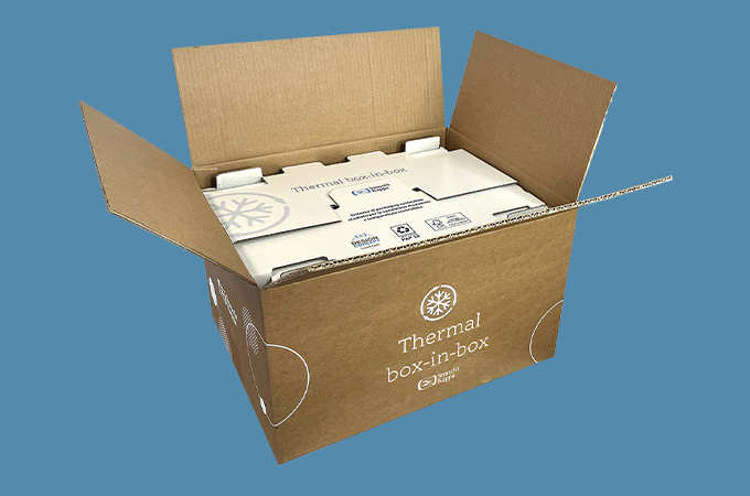 Thermal Box in Box imballo per temperatura controllata