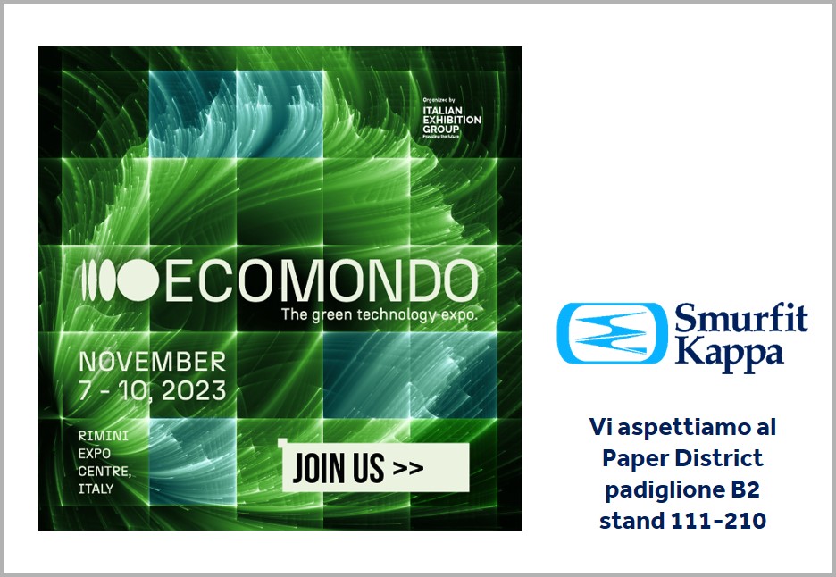 Locandina ecomondo padiglione B2 stand 111-210