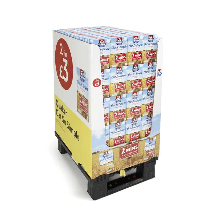 Box Pallet Display per cereali