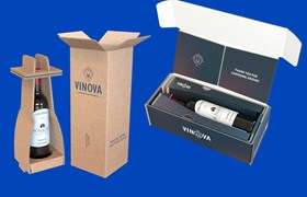 Imballaggi per bottiglie di vino, confezioni singole