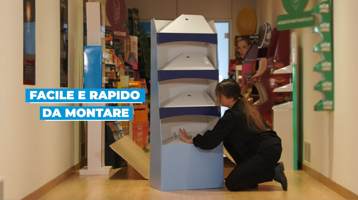 Montaggio Quick and Easy DIsplay di Smurfit Kappa Italia