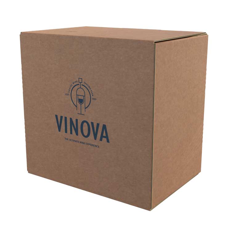 Caisse renforcée d'expédition ecommerce pour 6 bouteilles