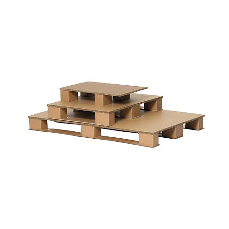 Pallets van golfkarton