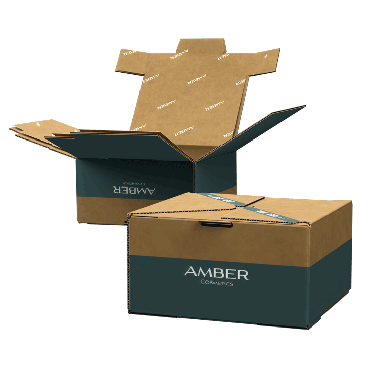 Multi layer verpakking met gefixeerd element