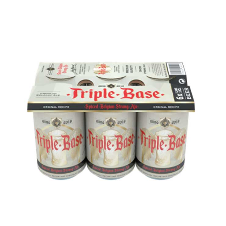 TopClip, karton, multipack drager, multipack, blik, bundel, zes, verpakking 