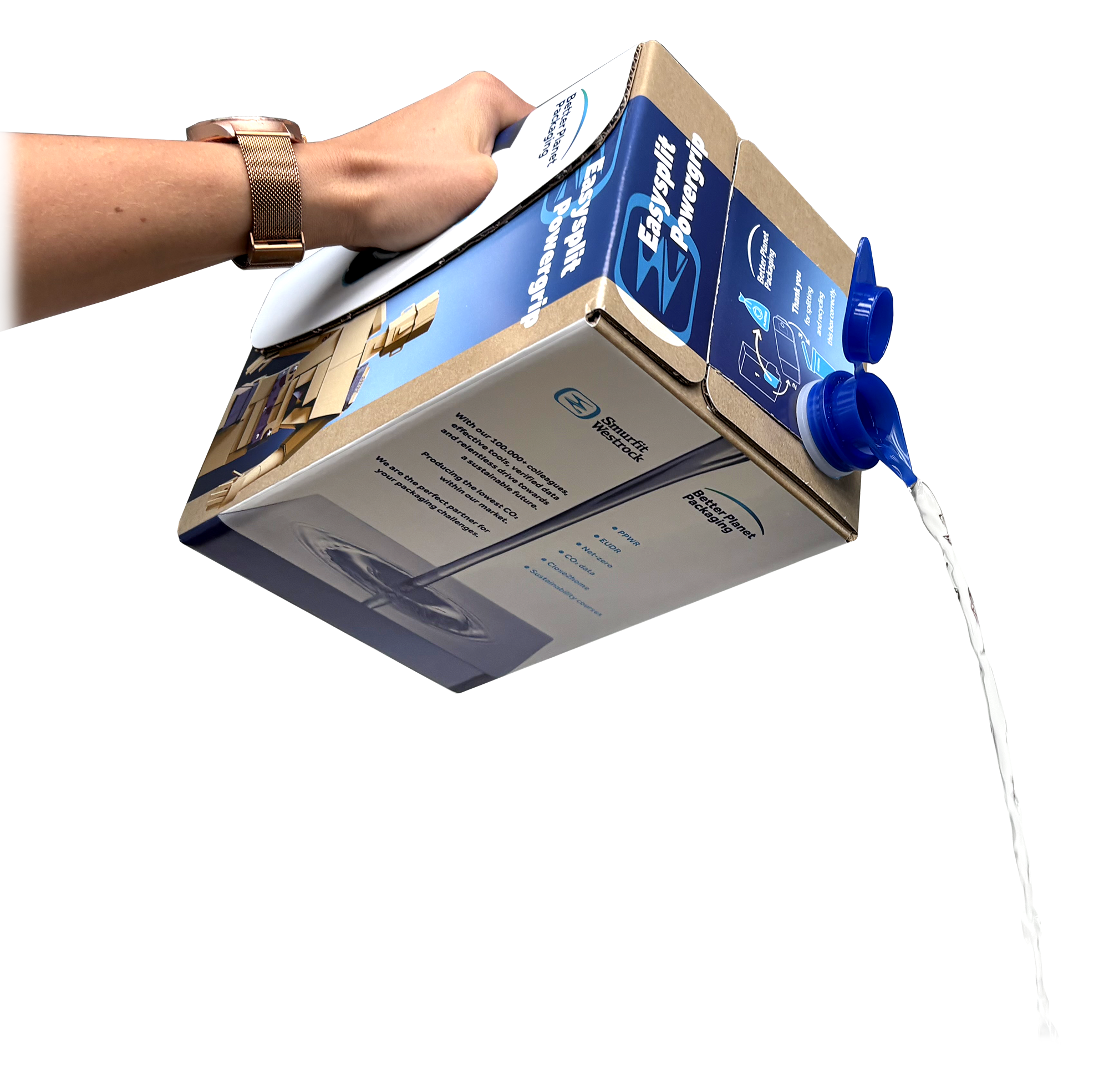 Smurfit Westrock lanceert innovatieve Bag-in-Box® Powergrip