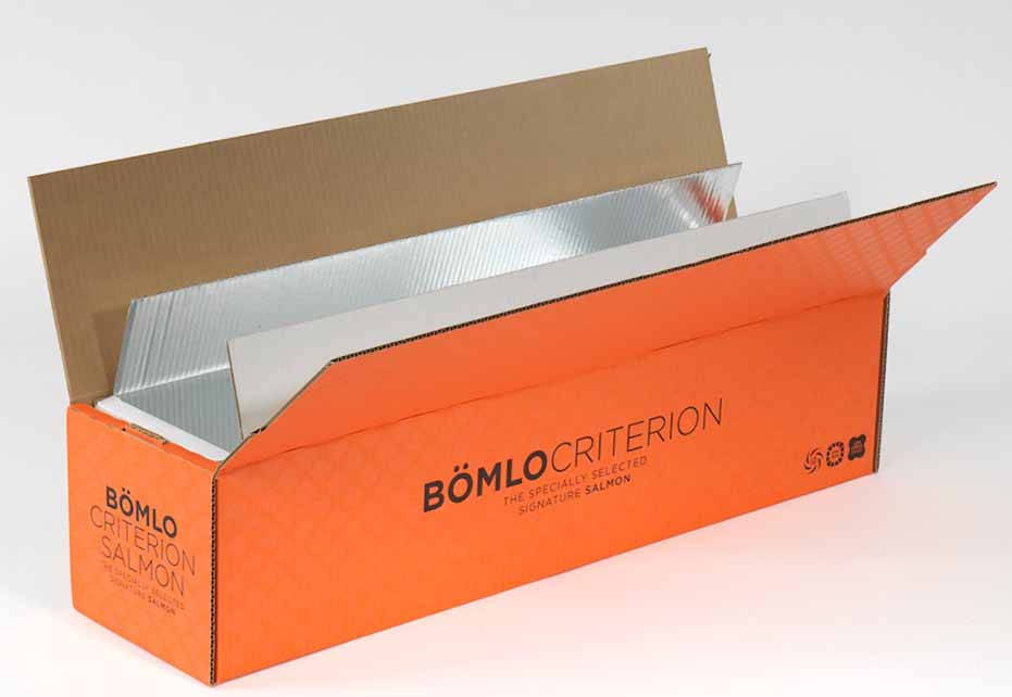 Norske Bremnes Seashore erstatter fiskekasser av plast med bølgepapp