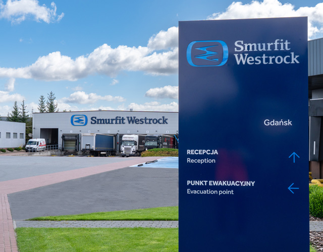 Smurfit Kappa Gdańsk  z lotu ptaka