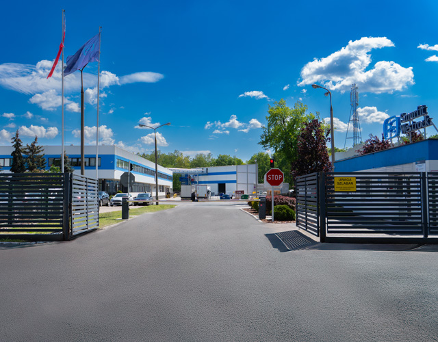 Smurfit Kappa Warszawa - wjazd na teren fabryki