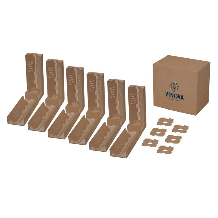 Opakowanie wysyłkowe e-commerce z zabezpieczeniami na butelki szklane, Opakowania wysyłkowe na wino