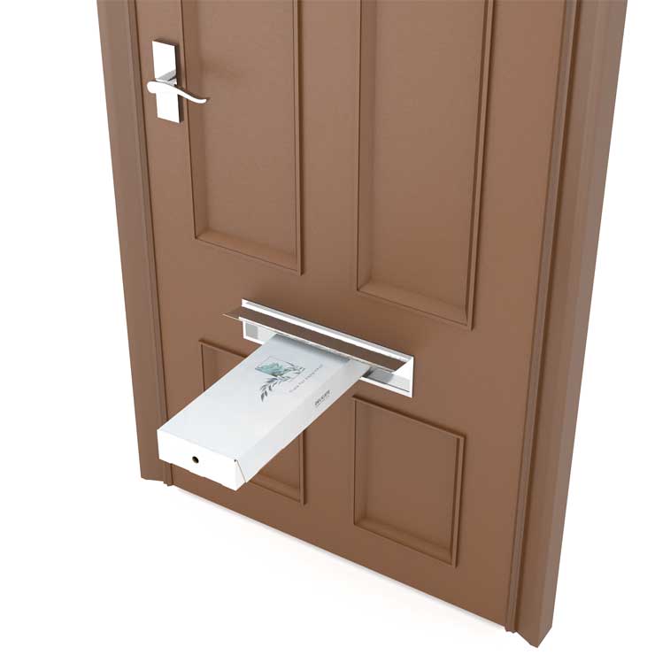 Karton wysyłkowy e-commerce na kwiaty, Opakowania dopasowane do skrzynki na listy