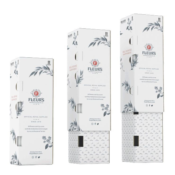 Pudełko teleskopowe o różnych wysokościach, Karton wysyłkowy e-commerce teleskopowy