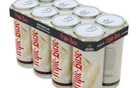 GreenClip, Uchwyt do puszek, Rozwiązanie do pakowania zbiorczego puszek typu sleek