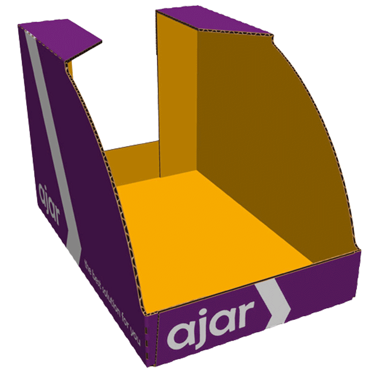 Opakowanie SRP składane maszynowo - po otwarciu