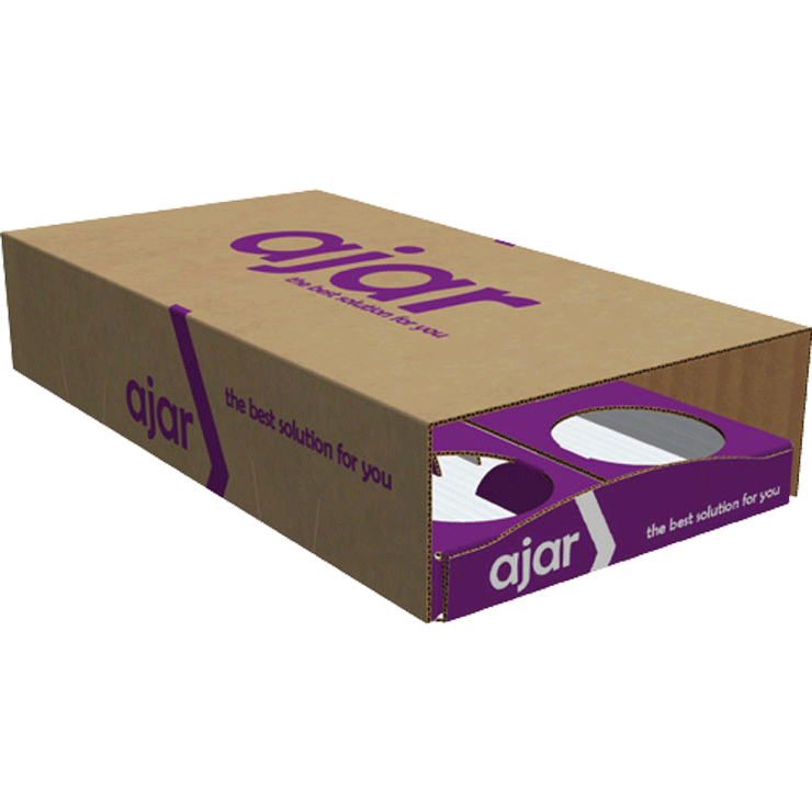 Taca z pokrywą składana maszynowo