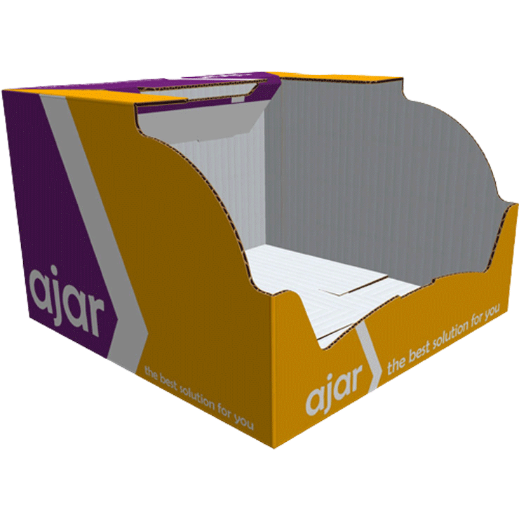 Dwustronny ekspozytor SRP po otwarciu