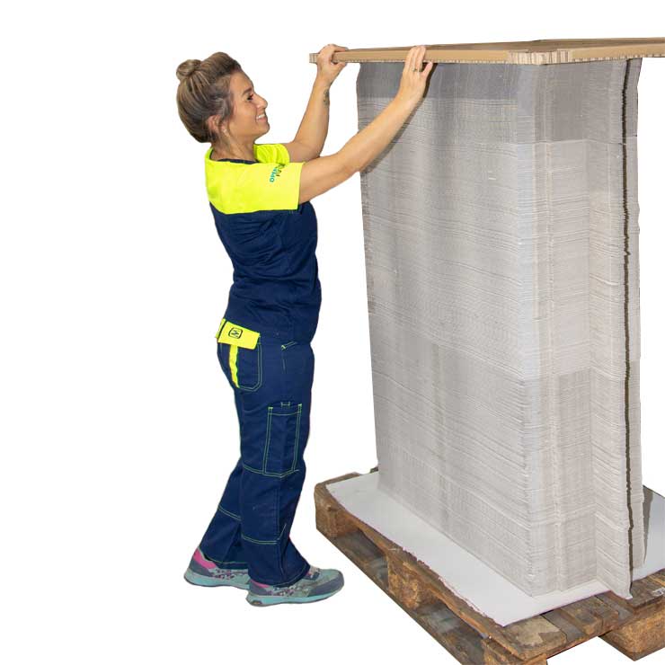 Przekładki zabezpieczające paletę, plaster miodu, TOPPSafe